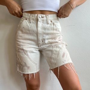 Urban outfitters — high rise carpenter shorts size 25